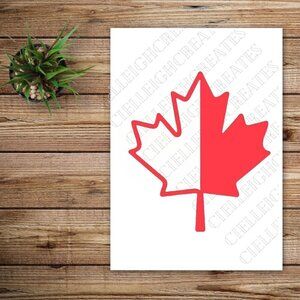 *2 for $20* Maple Leaf Vinyl decal Sticker Handcrafted